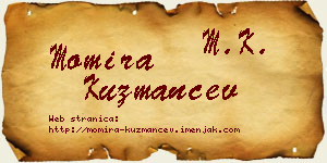 Momira Kuzmančev vizit kartica